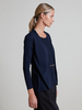 COTTON 2 IN 1 SET WITH BUCKLE: NAVY