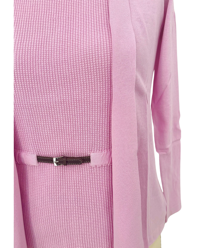 COTTON 2 IN 1 SET WITH BUCKLE: PINK