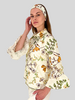 COTTON TWILLY: MARGARITA PRINT: IVORY - 32" x 3"