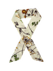 COTTON TWILLY: MARGARITA PRINT: IVORY - 32" x 3"