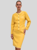TWEED SKIRT: YELLOW