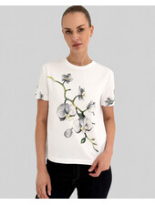 T-SHIRT: ORCHID: SILVER