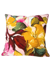 COTTON PILLOW BERGAMO PINK: 21"x21"