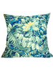 SILK PILLOW CORSICA GREEN: 21" X 21"