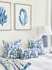LIGHT BLUE THROW  SIENA  :  76 "X 52 ": SADDLE BEIGE-BLUE