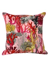 LINEN PILLOW CORAL : PINK : 21"x21"