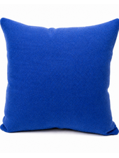 DOUBLE FACE CASHMERE  PILLOW NAVY STRIPPED: 21" X 21"