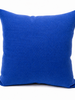 DOUBLE FACE CASHMERE  PILLOW NAVY STRIPPED: 21" X 21"
