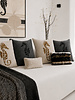VENEZIA MINK PILLOW: 12" X 18": SILVER