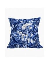 COTTON PILLOW CORSICA BLUE: 21" X 21"