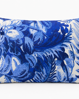 COTTON PILLOW CORSICA BLUE: 16" X 20"
