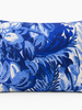 COTTON PILLOW CORSICA BLUE: 16" X 20"
