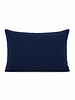 SILK QUILTED PILLOW: TRI PRINT SADDLE: MULTICOLOR 16"X20"