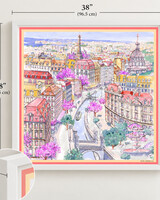 PARIS PINK SILK FRAME
