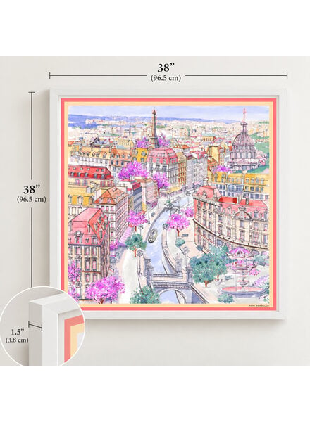 PARIS PINK SILK FRAME
