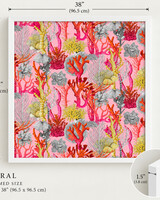 CORAL PINK SILK FRAME