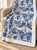 CASHMERE PRINTED THROW