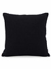 SILK QUILTED PILLOW: BASSET: NAVY BLUE  21"X21"
