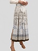 COTTON LONG SKIRT: SEVILLE IVORY