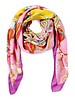 PRINTED CASHMERE SCARF: TOY HORSES: PINK