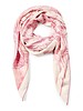 PRINTED CASHMERE SCARF: NEW YORK: PINK