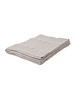 CASHMERE ROMA CABLE KNIT THROW: 50" X 72": PEARL GRAY