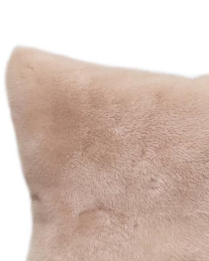 VENEZIA MINK PILLOW: 12" X 18": PINK