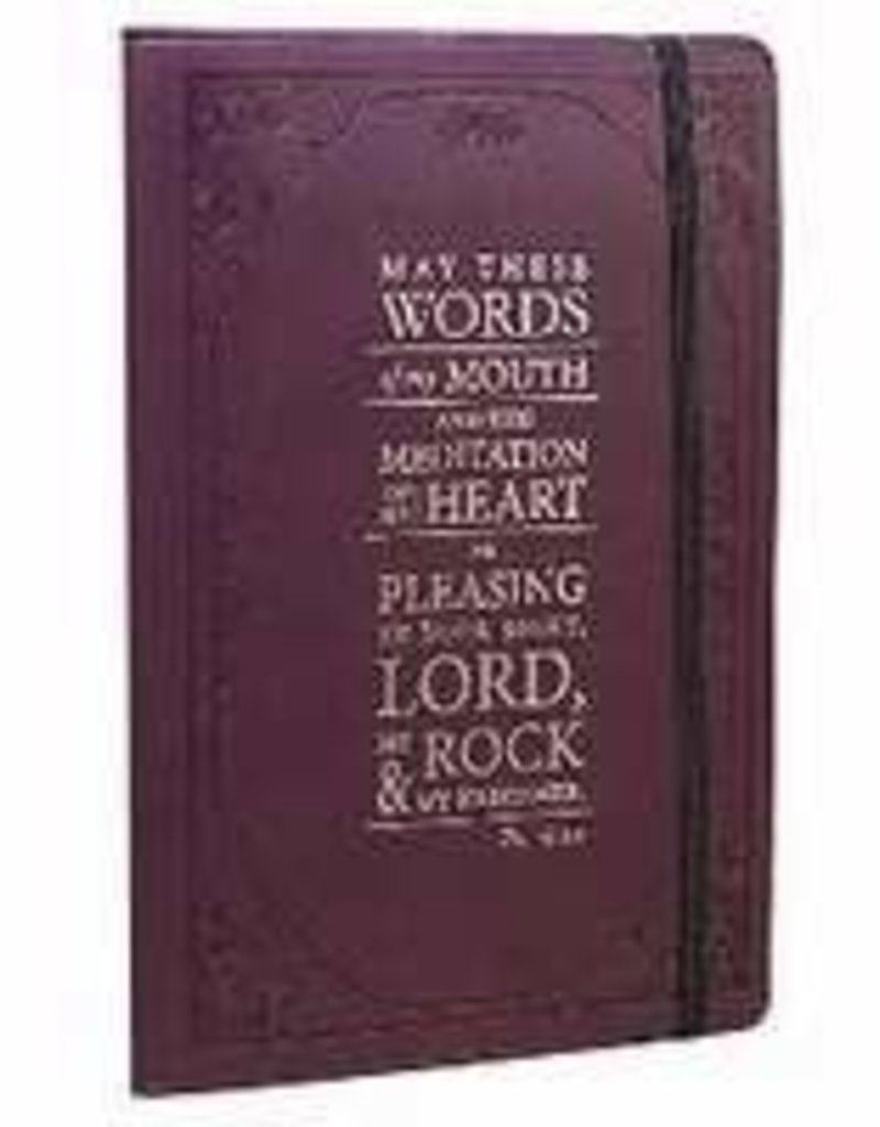 Journal May These Words Flexcover W Elastic Closure C Christ Books