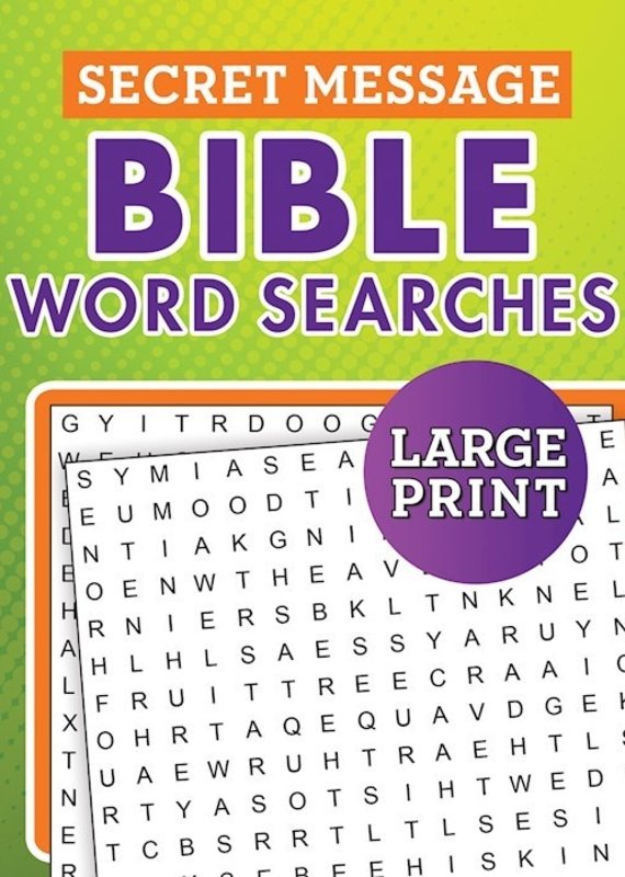 Barbour Secret Message Bible Word Searches Large Print