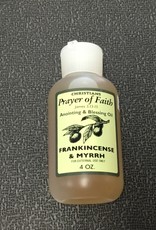 Anointing Oil Frankincense & Mirrh 4 oz (Prayer of Faith)