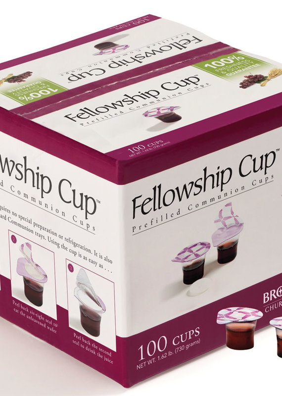B & H Publishing Communion-Fellowship Cup Prefilled Juice/Wafer (Box Of 100)