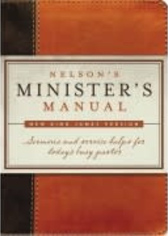 Nelson's Minister's Manual (NKJV Edition)-Brown/Tan Imitation Leather