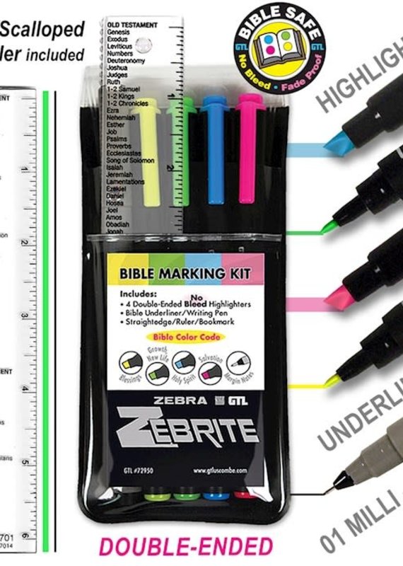 GTL LUSCOMBE Highlighter-Bible Marking Kit