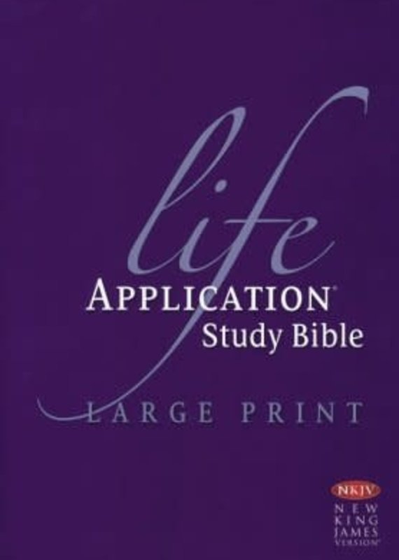Tyndale NKJV Life Application Study Bible/Large Print-Hardcover Indexed