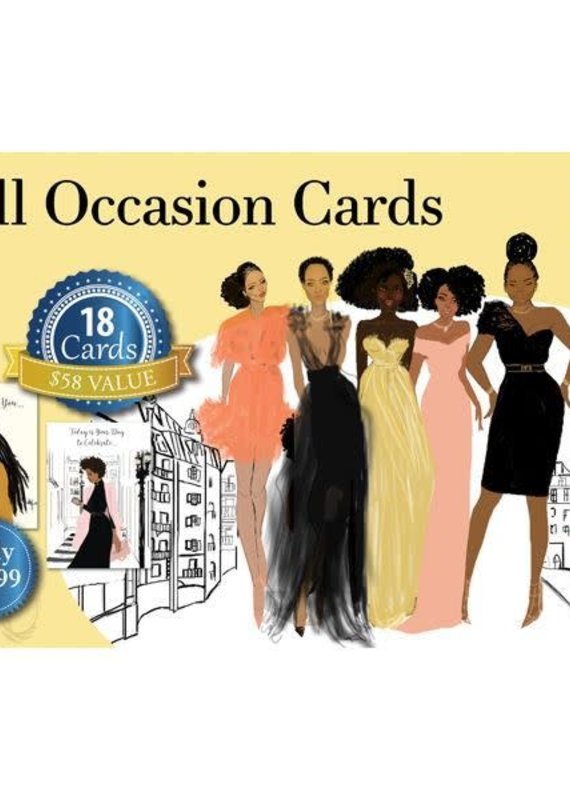 African American Expressions Boxed Cards - All Occasion Assortment Box 11 - Sister Friends