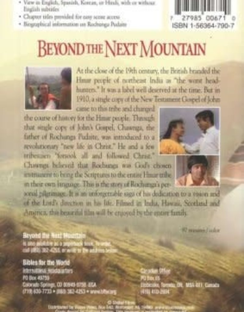 Vision Video DVD - Beyond The Next Mountain