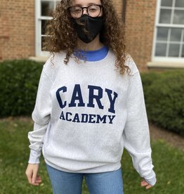 TRT Classics Reverse Knit Crew Sweatshirt Collegiate Cary Academy Adult