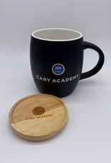 Hearth Ceramic Mug with Wood Stamped Coaster