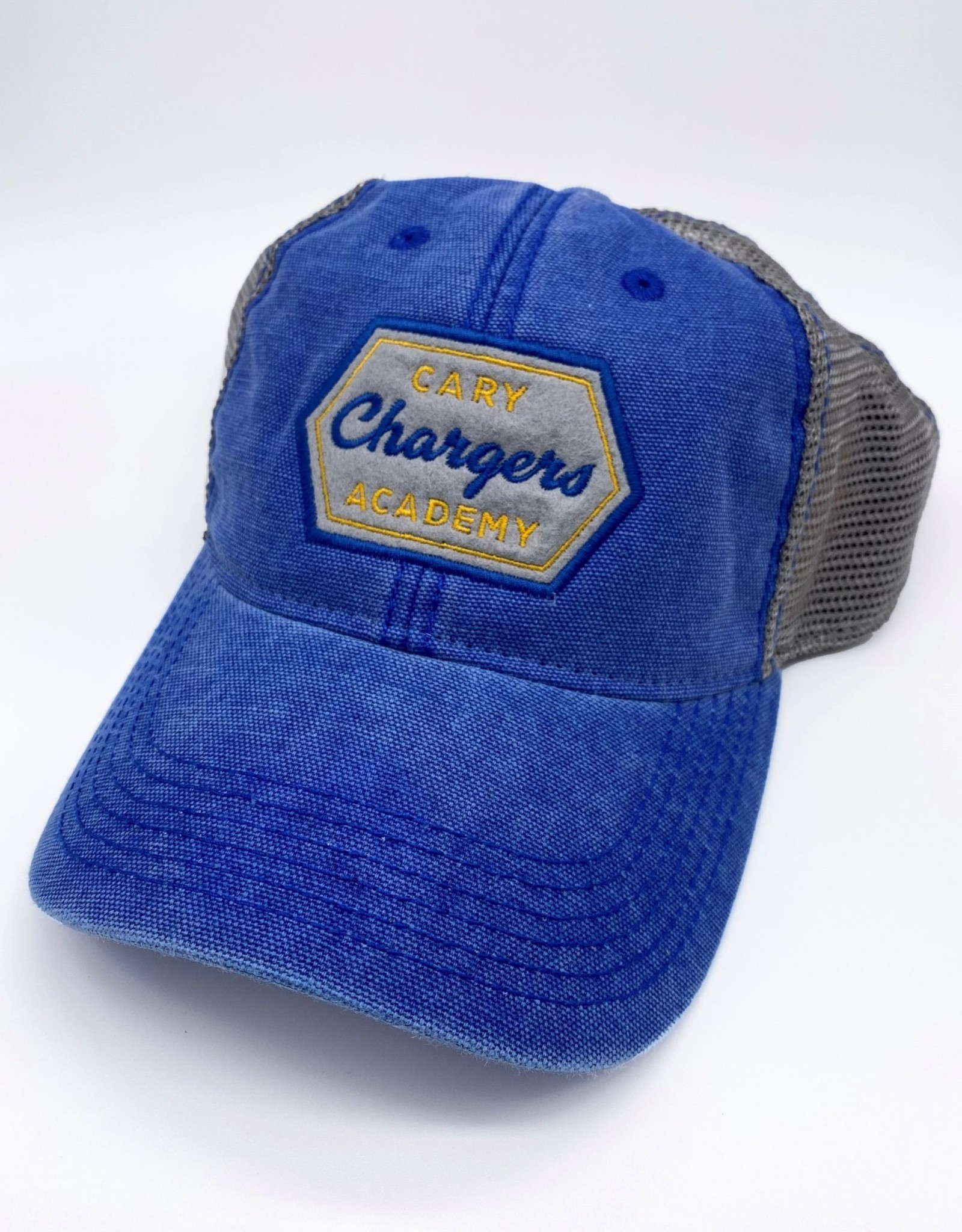 CA Trucker Hat, Royal/Grey
