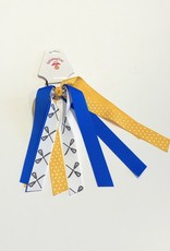 CA Blue/Gold Custom Hair Tie