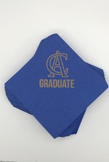 Blue Paper Napkins - CA Graduate (10-pack)