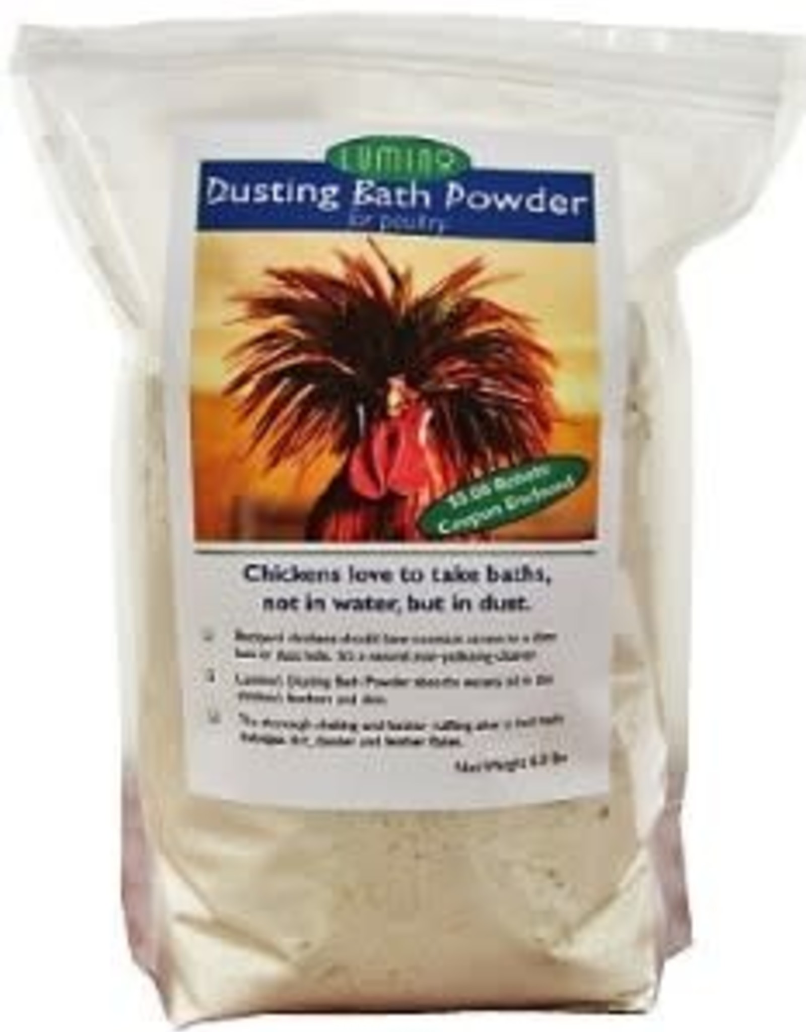 Lumino DUSTING BATH POWDER POULTRY  6 lb with DE