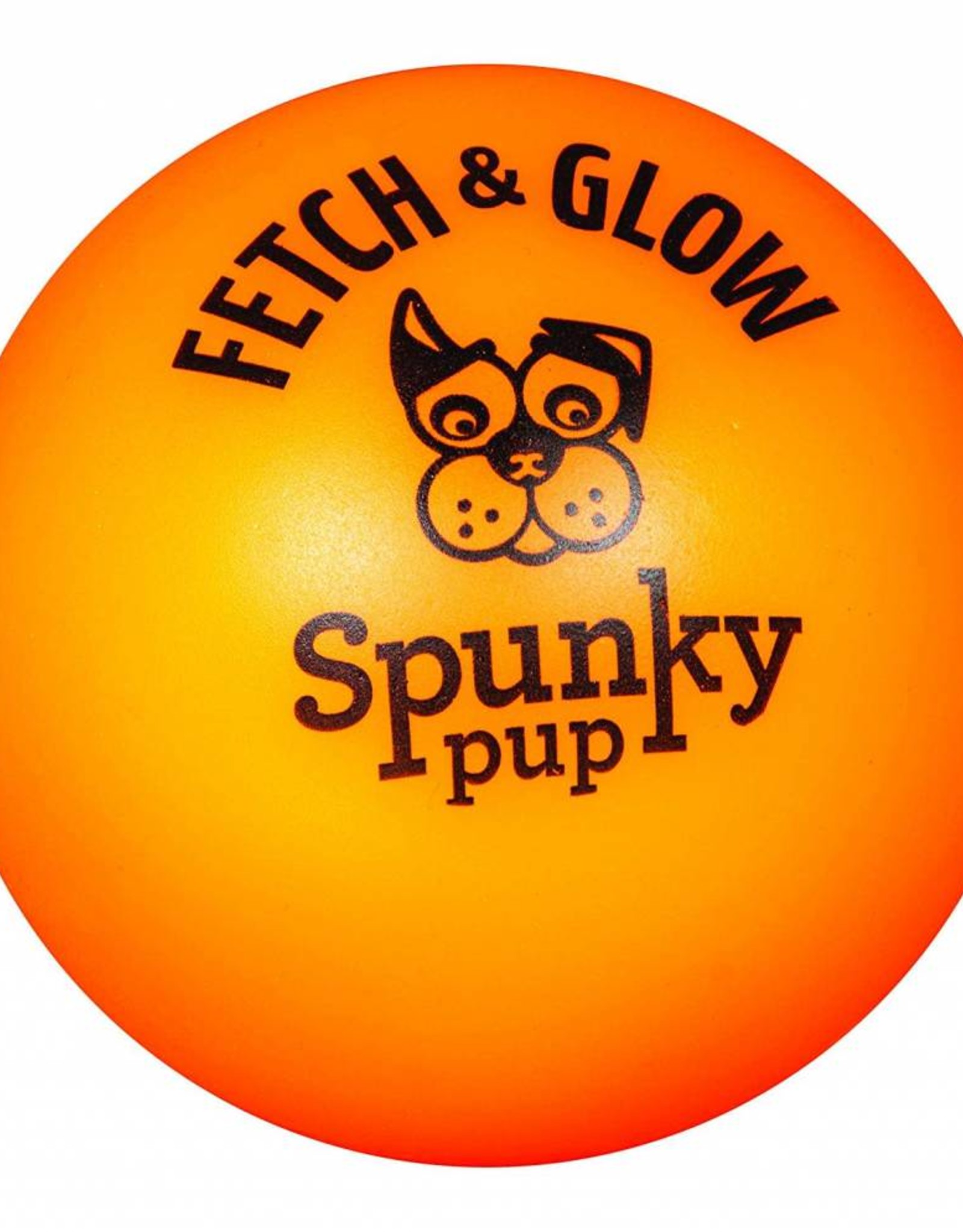 Spunky Pup FETCH & GLOW BALL MED