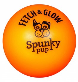 Spunky Pup FETCH & GLOW BALL MED
