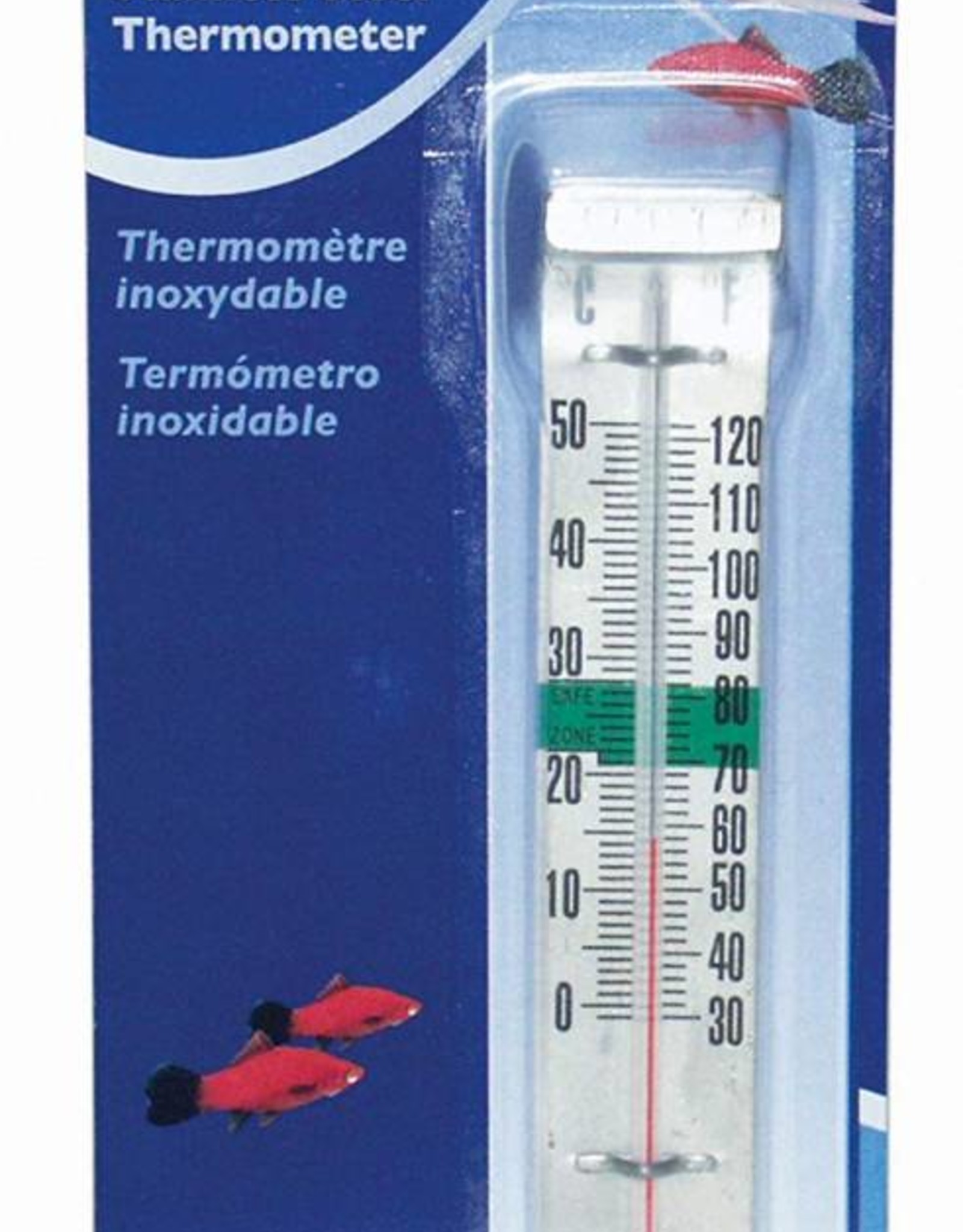 Penn-Plax STAINLESS STEEL THERMOMETER