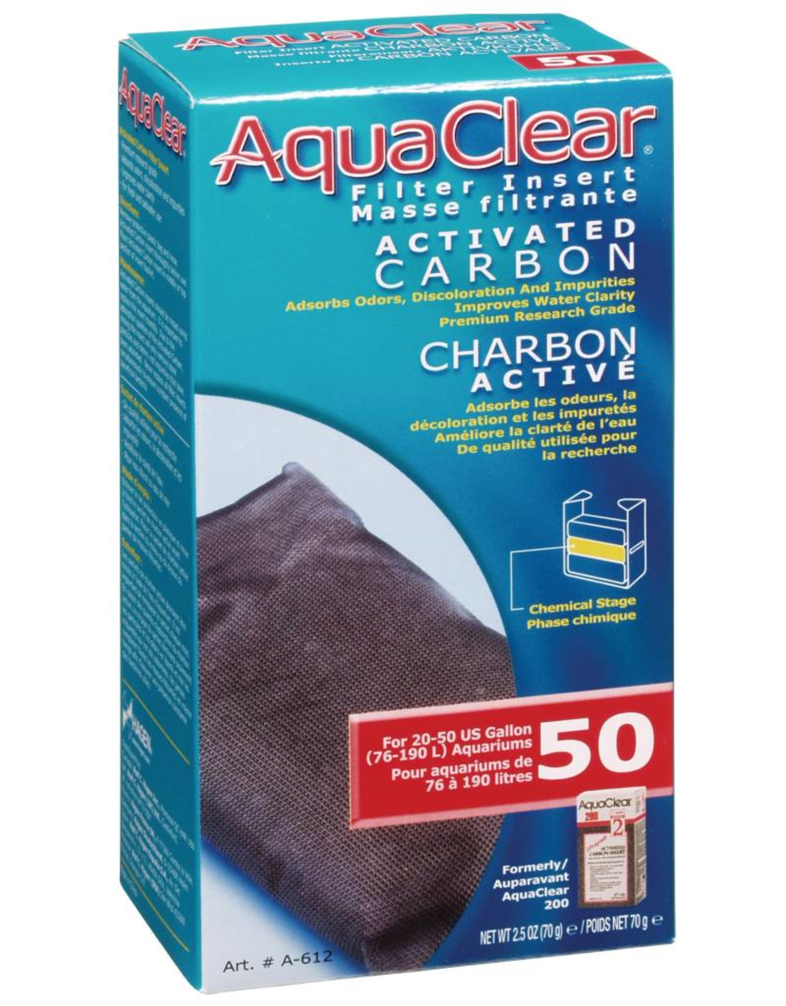 Hagen AquaClear 50 Activated Carbon, 2 2/5 oz
