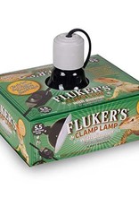 FLUKER'S Repta-Clamp Lamp Ceramic w and Dim Switch 5.5in