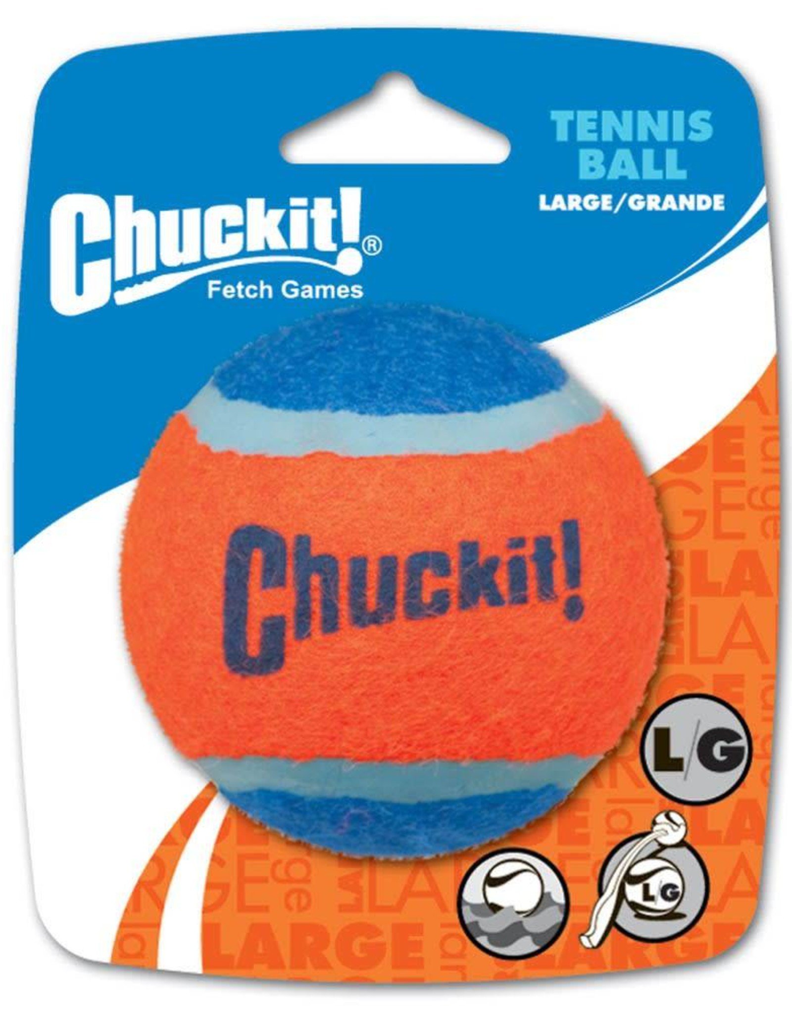 Chuckit! Chuckit! Tennis Ball Dog Toy Large