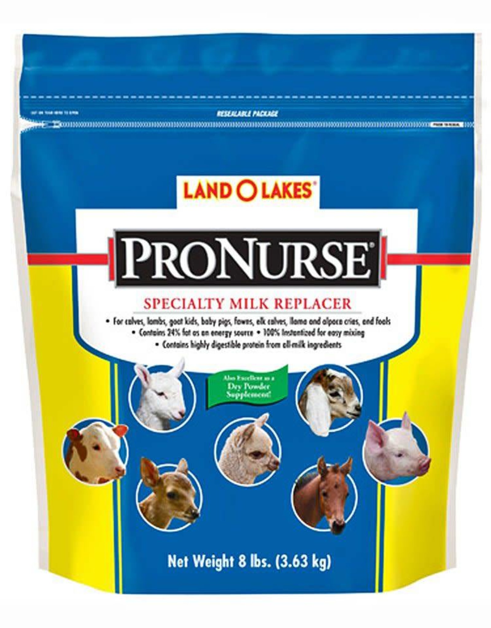 Pronurse milk replacer multi species 8 lb