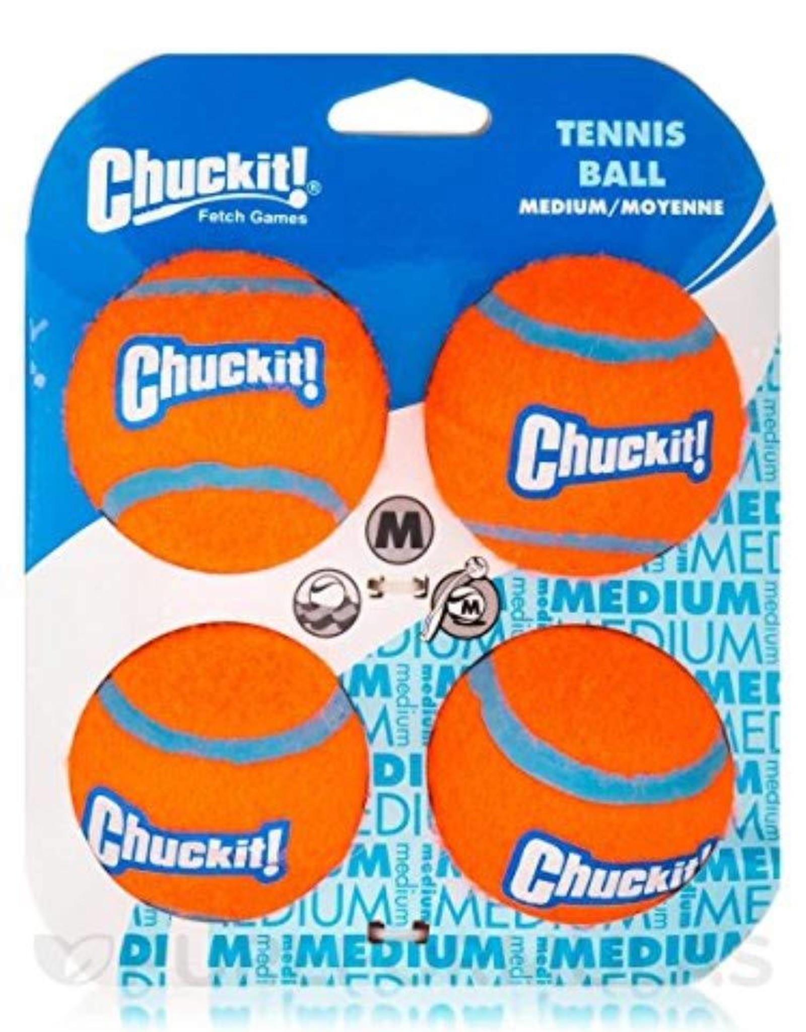 CHUCKIT! TOY TENNIS BALL 4PK